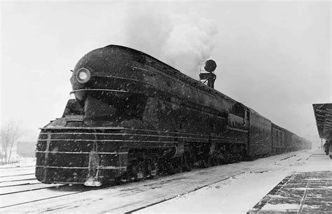 PRR S1 6100 Englewood snow | Pennsylvania railroad, Locomotive ...