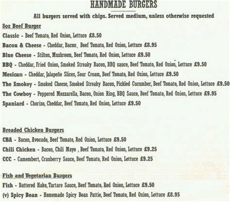 The Park Tavern Menu, Menu for The Park Tavern, Putney, London - Zomato UK