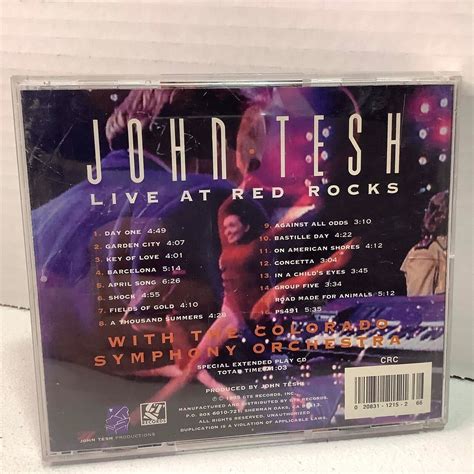 John Tesh, Live At Red Rocks CD, MULTIPLES SHIP/FREE! | eBay