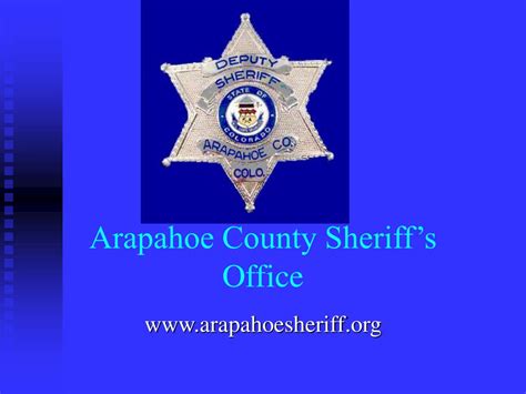 PPT - Arapahoe County Sheriff’s Office PowerPoint Presentation, free download - ID:1434030