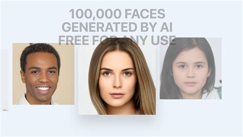 AI Generates 100,000 Faces To Make It Available For Free | Ubergizmo