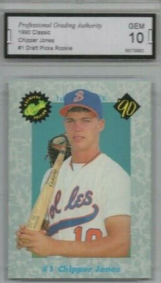 Chipper Jones Rookie Card Guide - 9 Best Rookie Cards