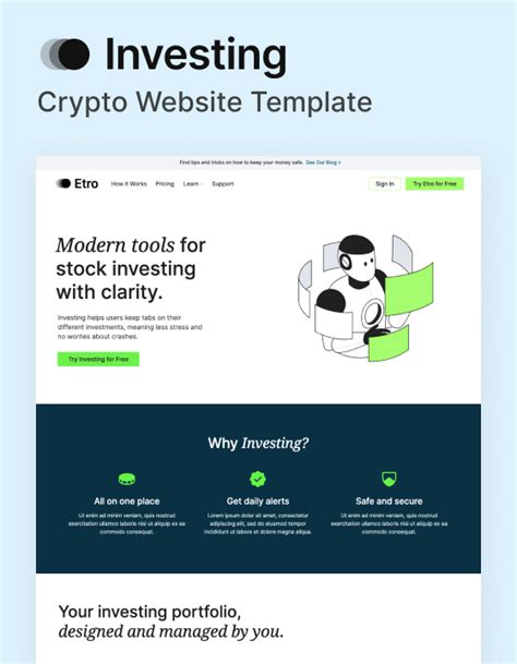 Investing - Investment HTML5 Responsive Website Template