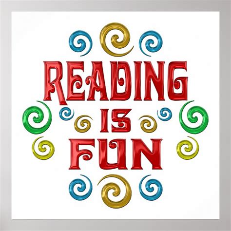 Reading is FUN Poster | Zazzle