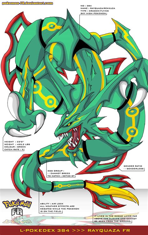 L'Pokedex 384 - Rayquaza FR by Pokemon-FR on DeviantArt