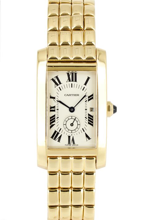 Cartier Tank Americaine 18K | Amsterdam Watch Company