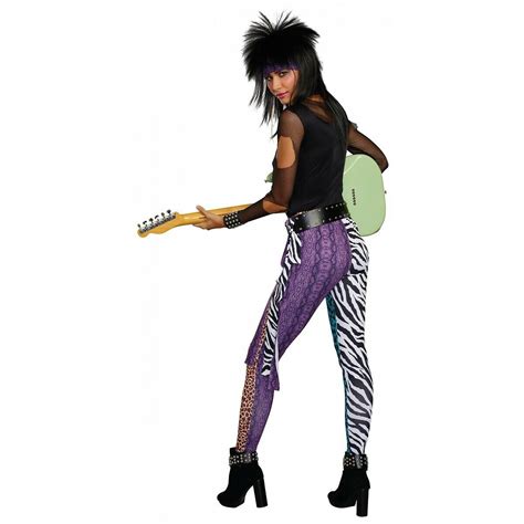 80s Rock Star Costume Adult Glam Hair Band Halloween Fancy Dress – xEtsy