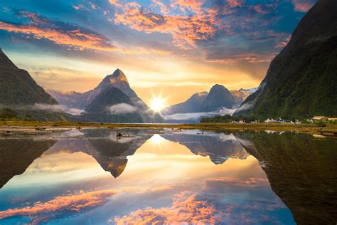 The Milford Sound fiord. Fiordland national park, New Zealand | Australia & New Zealand Travel ...