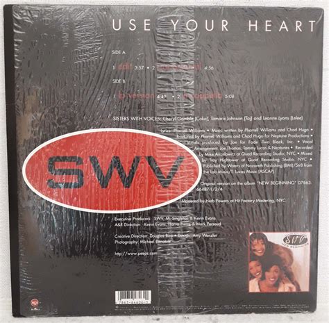 SWV - USE YOUR HEART - RCA - FORA DE ESTOQUE - D vinil - Loja ...