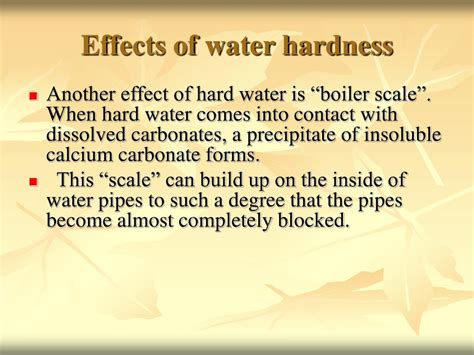 PPT - Water hardness & Special treatment PowerPoint Presentation - ID:6240851