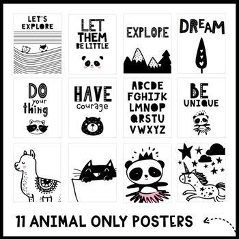 Classroom Posters - Inspirational Quotes (Black and White Explorer Theme) | Classroom posters ...