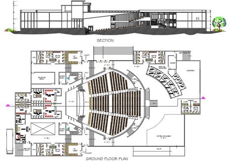 Auditorium Section DWG