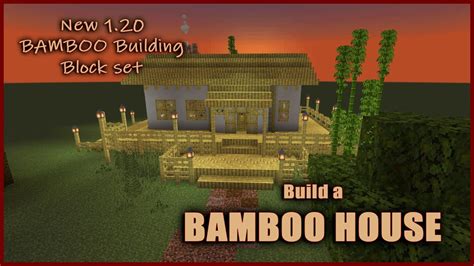 How to build a BAMBOO HOUSE in Minecraft 1.20 update - YouTube