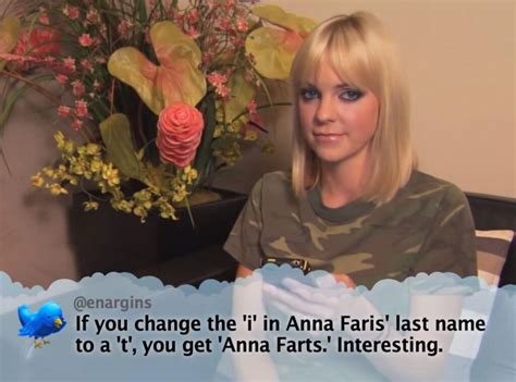 Anna Faris from Celebrity Mean Tweets From Jimmy Kimmel Live! | E! News