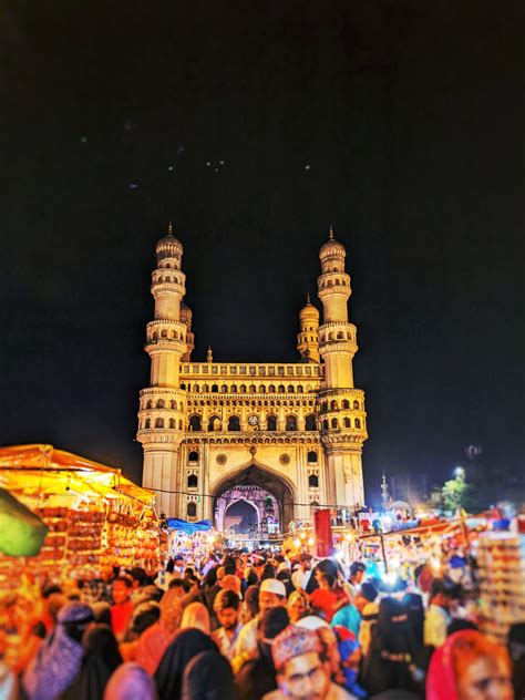 Hi Hyderabad on Twitter: "#Ramadan Night Bazaar @ #Charminar #Hyderabad ...