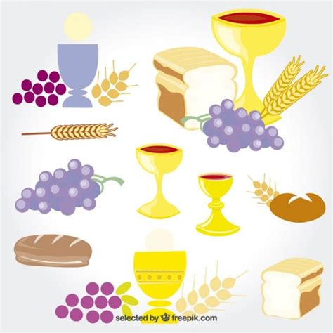 First communion elements Vector | Free Download