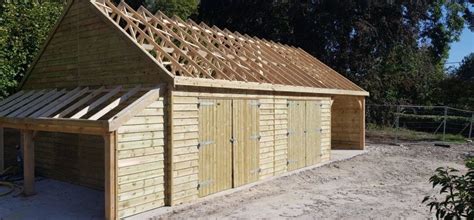 Quality Prefab Self-Build Timber Frame Garage Kits & Carriage House ...