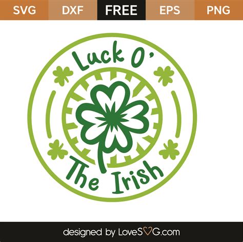 Free Luck O' The Irish SVG Cut File | Lovesvg.com