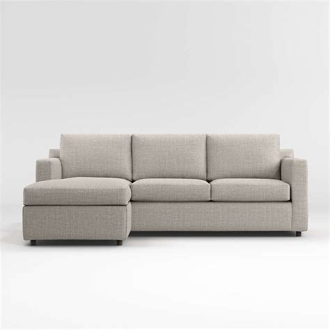 Barrett II 3-Seat Queen Reversible Sleeper Sectional + Reviews | Crate & Barrel