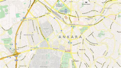 Ankara City Map – Map Illustrators