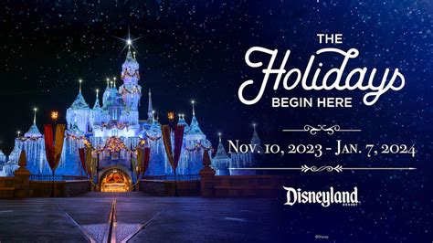 2023 Disneyland Resort Holiday Season Dates and Details Revealed ...