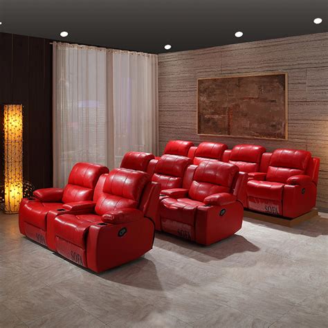 Sectional Cinema Sofa for Home Theater Recliner Sofa - China Home Theater Sofa and Recliner Chair