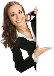 Business woman girl PNG image