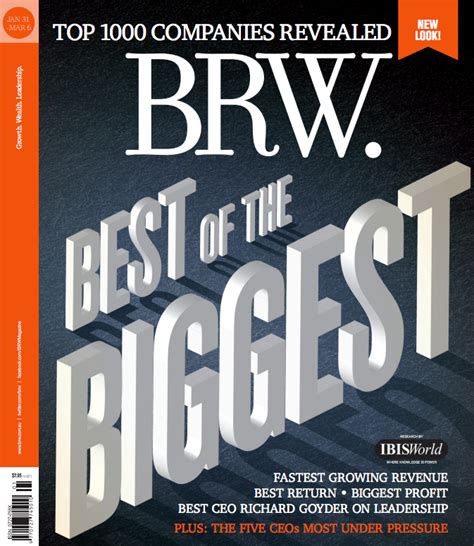 BRW unveils new app, website and magazine redesign - Mumbrella