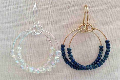 6 Easy Beaded and Wire Wrap Earrings to Make