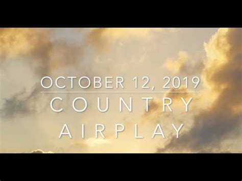 Billboard Top 60 Country Airplay Chart (Oct 12, 2019) - YouTube