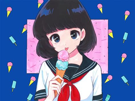 Ice Cream Anime Girl