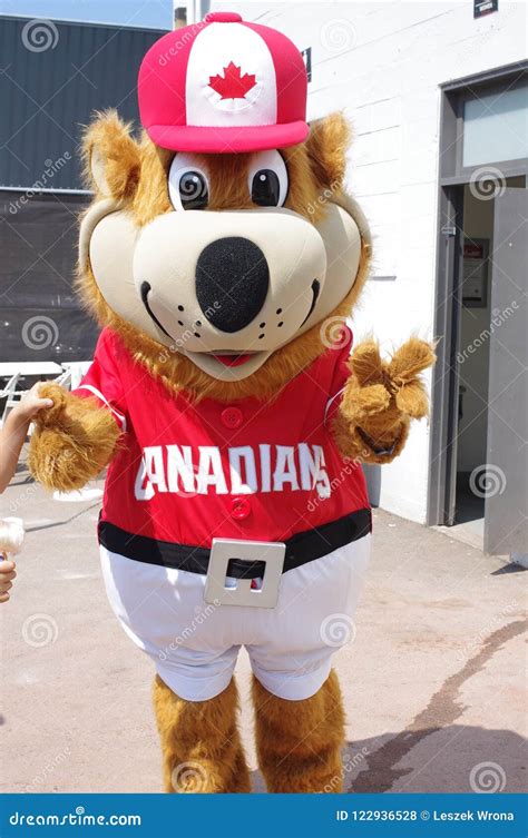 Mascot of the Vancouver Canadians Baseball Team Editorial Stock Photo ...