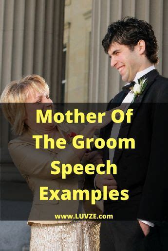 18 Best Mother Of The Groom Speech Examples | Groom speech examples, Groom's speech, Wedding speech