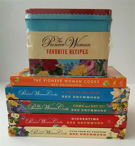 The Pioneer Woman Cookbook Set (Set of 6) (With images) | Pioneer woman cookbook, Pioneer woman ...