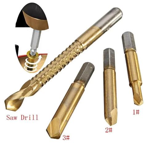 4pcs HSS Damaged Screw Extractor Drill Bits Set Easy out Bolt Extractor Broken Screw Remover ...