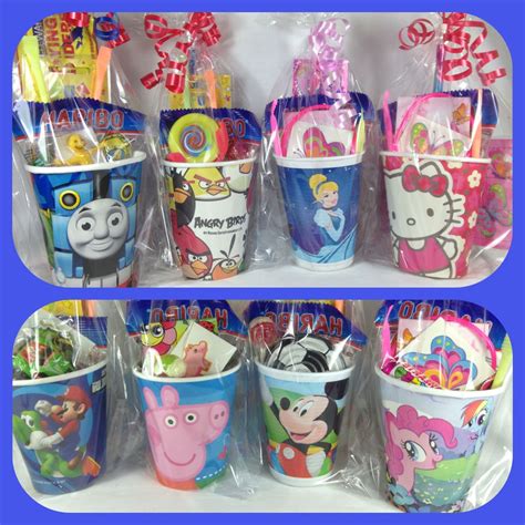 Pre Filled Party Bags / Pre Filled Party Cup Gifts/ Party Favors - 25+ Designs in Home, F ...