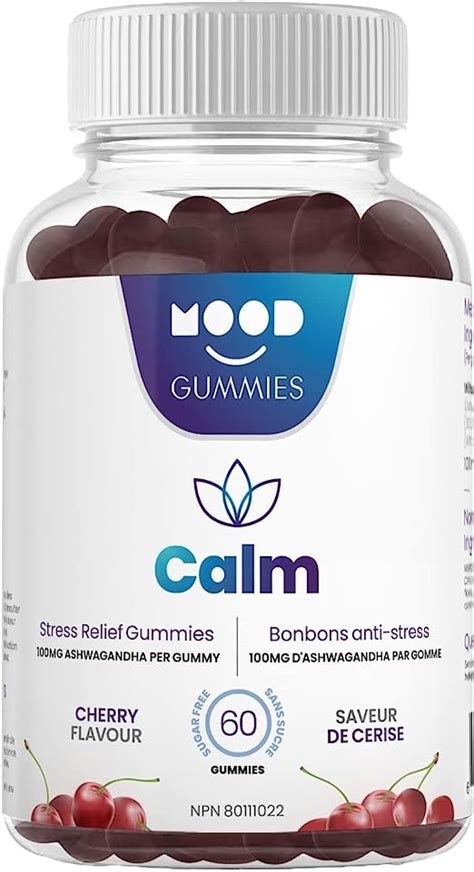 Mood Gummies Calm - 3000mg Ashwagandha Gummies - Maximum Strength Stress Support Gummies ...