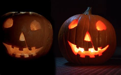 Carved the original Halloween movie pumpkin from the opening crawl! : pics