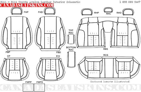 2000 - 2010 Toyota Avalon Leather Upholstery