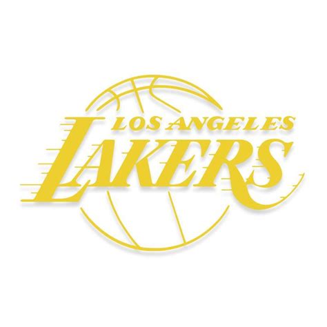 Los Angeles Lakers Official NBA Decal Sticker for Cars – Decalfly