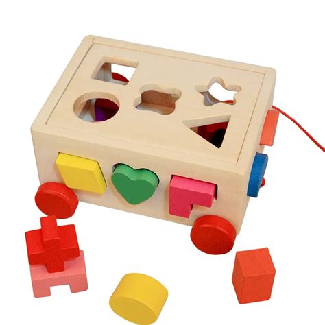 Kids Baby Wooden Learning Geometry Educational Toys Puzzle 3D IQ Puzzle For Kids Children Early ...