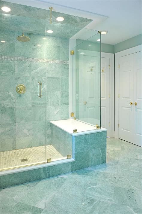 Bathroom Designs That WOW - Part 2 | Green marble bathroom, Green tile ...