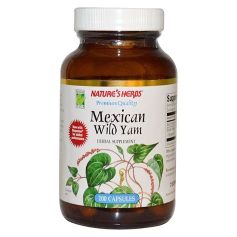 URBAN | Nature's Herbs Mexican Wild Yam, 100 Capsules - URBAN