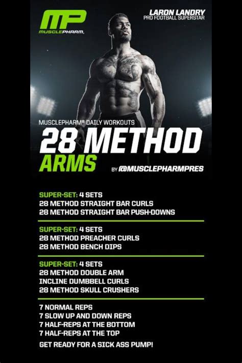 Chicks love big arms.. At least mine does | Muscle pharm, Musclepharm workouts, Arm workout