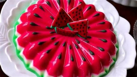 Watermelon dessert :How to make dessert with natural watermelon essence ...