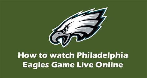 How to watch Philadelphia Eagles Game Live Stream Online