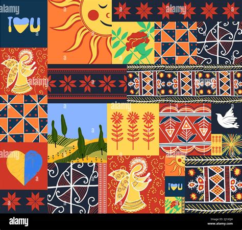 Modern Ukrainian ornament. Seamless pattern in the Ukrainian style ...