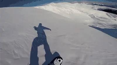 Snowboarding Down Mountain GIF - Mountain Snow Snowymountain - Discover & Share GIFs