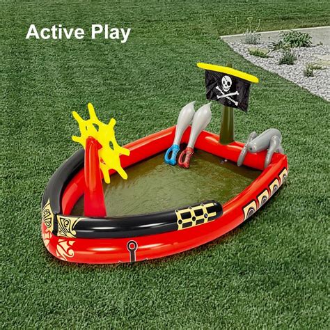 Pirate Ship Pool Inflatable Kiddie Pool Play Centre | Crazy Sales