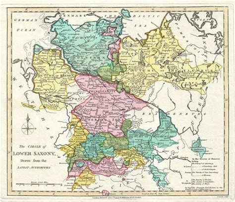 The Circle of Lower Saxony, Drawn from the Latest Authorities ...